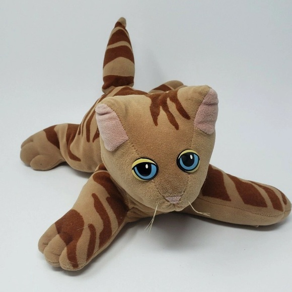 Tonka Other - Vintage 1985 Tonka Pound Purries Plush Cat Stuffed Animal Heart Tag Rare Kitty